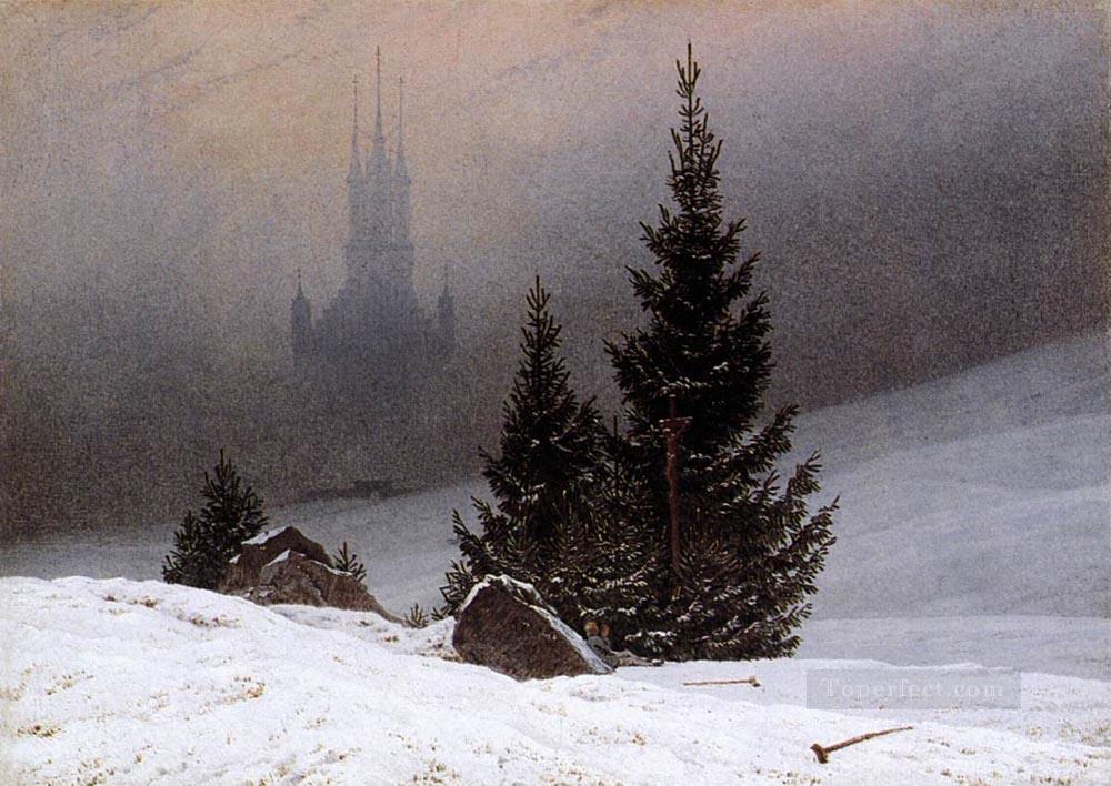 Winter Landscape 1811 Romantic Caspar David Friedrich Oil Paintings